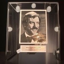 Donald Sutherland Signed Photo Autograph Framed Vintage 1970s Celebrity picture