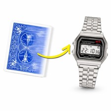 Magic Trick "Watch This" Playing Card Transforms into Watch Close Up Illusion  picture