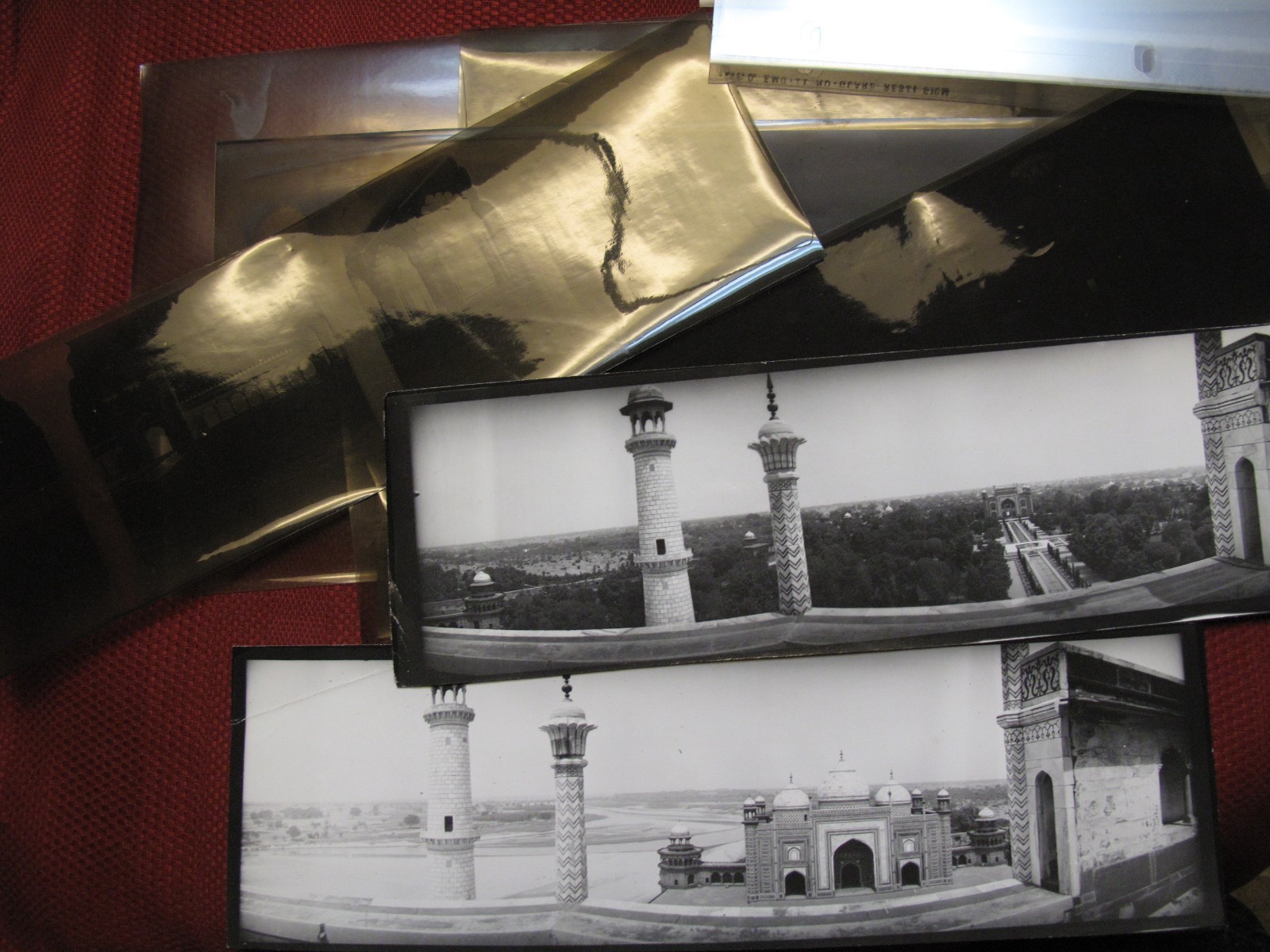 1912 AGRA, INDIA Taj Mahal 14 Film PANORAMIC Negative Historic Photo Lot 1912 AGRA, INDIA Taj Mahal 14 Film PANORAMIC Negative Historic Photo Lot