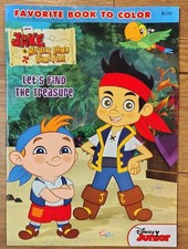 Let's Find Treasure (Jake Never Land Pirates) Paperback – 2012 Coloring Book picture