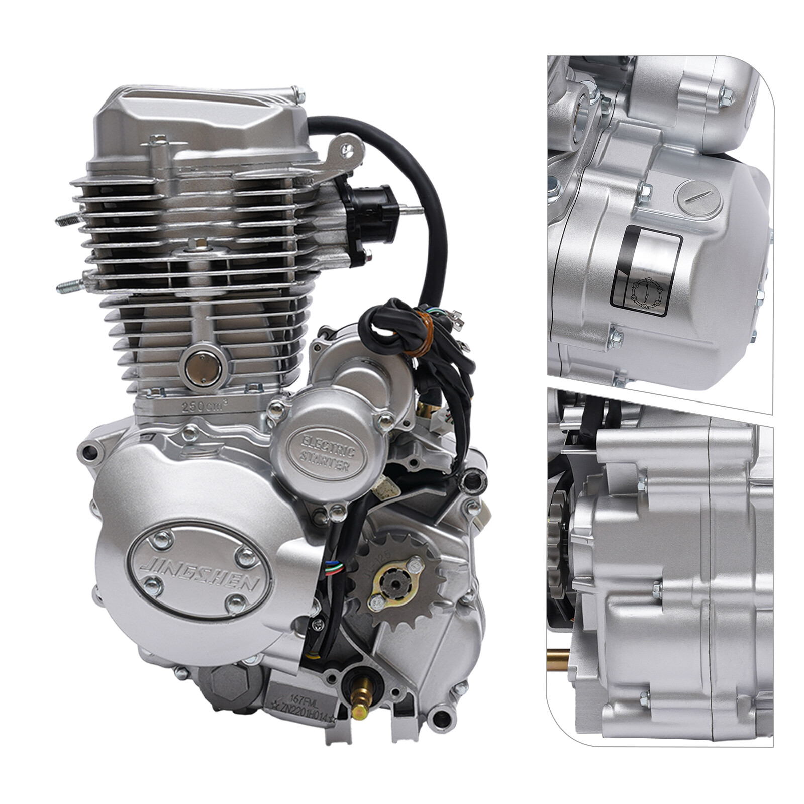 250CC 4 Stroke ATV Engine Motor Single Cylinder Engine CDI For ATV Quad Go Kart 250CC 4 Stroke ATV Engine Motor Single Cylinder Engine CDI For ATV Quad Go Kart