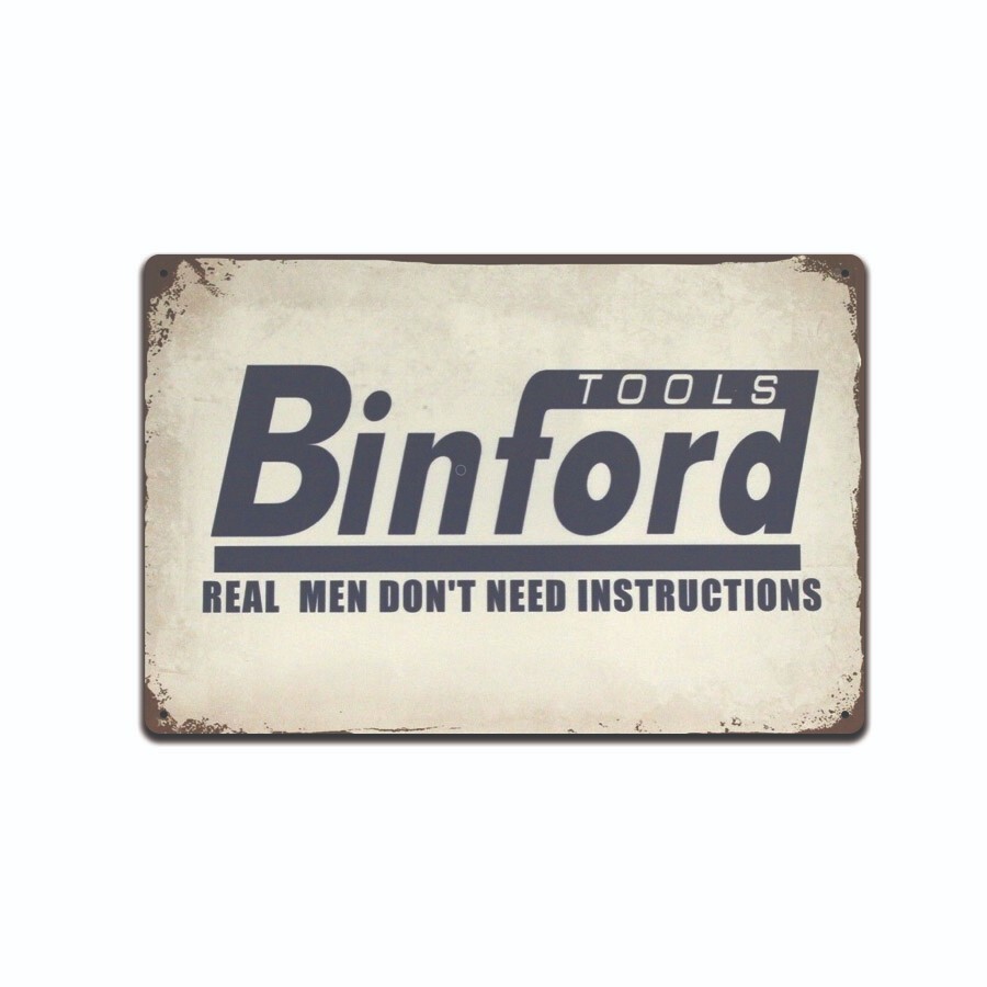 Binford Tools Tin Poster Sign Hardware Home Improvement Store Garage Man Cave Binford Tools Tin Poster Sign Hardware Home Improvement Store Garage Man Cave