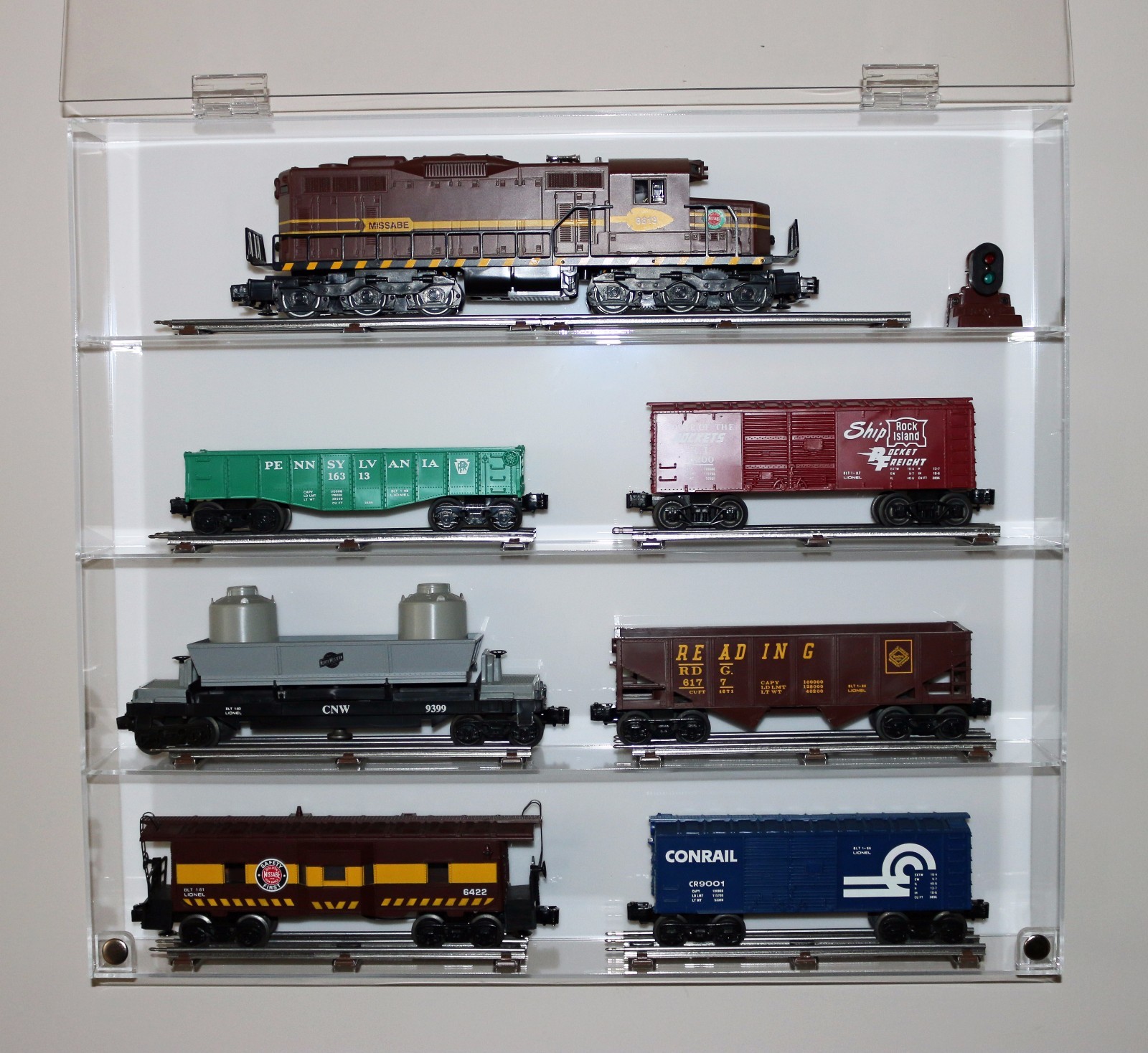 Collectors Showcase - Premium Display Case for Lionel Model Trains - T3MS Collectors Showcase - Premium Display Case for Lionel Model Trains - T3MS