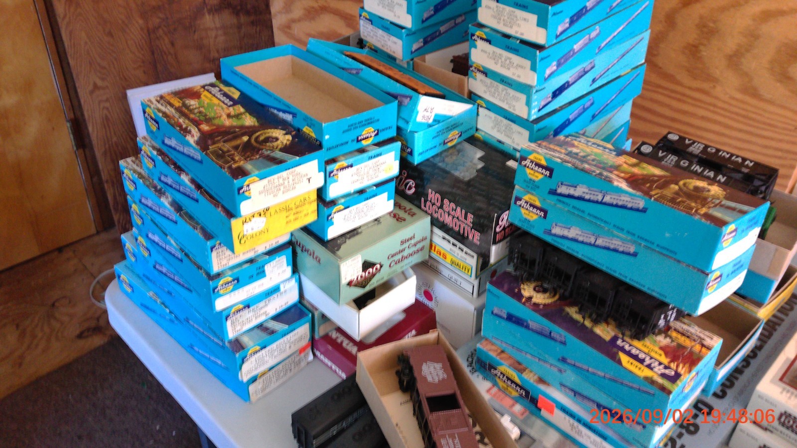 Athearn HO Freight Car Kits Unbuilt 10 Car Lot