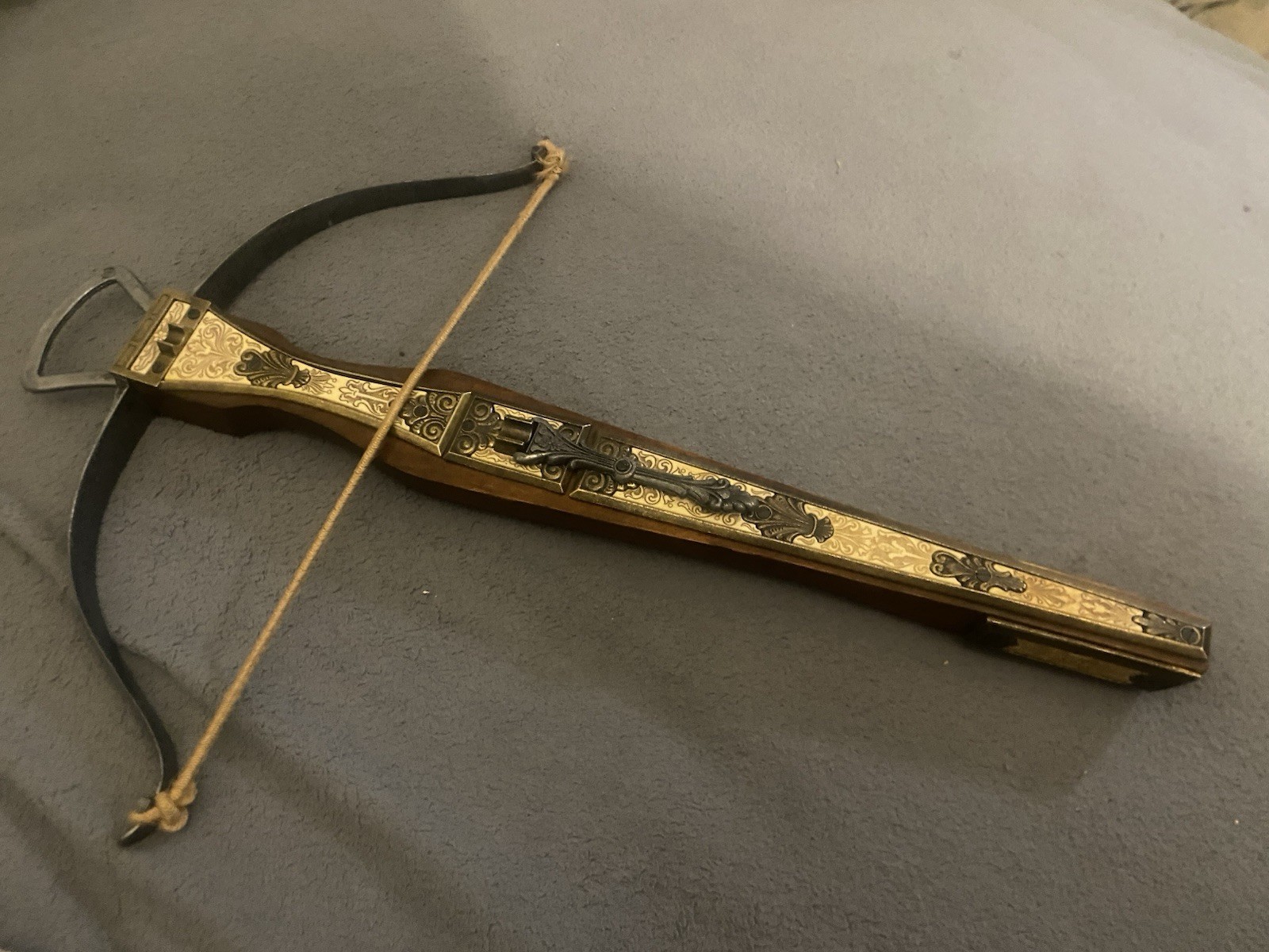 20” Ornate Antique Crossbow Family Estate Heirloom Purchased in Greece German? 20” Ornate Antique Crossbow Family Estate Heirloom Purchased in Greece German?