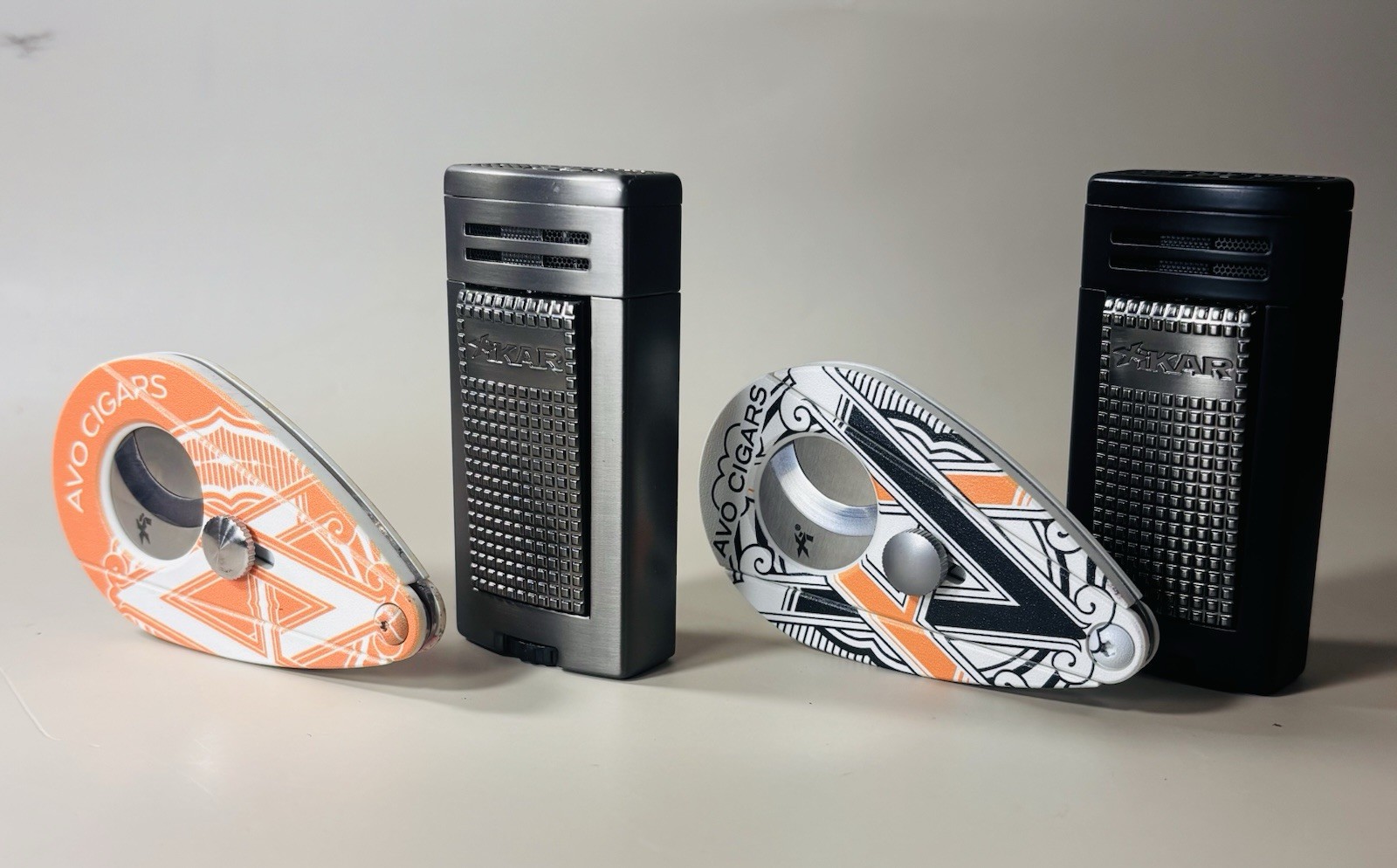 Avo Cigars 2 Flame Torch Xikar Cigar Lighter W/ Xikar Cutter (pick your color)
