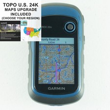 Garmin eTrex 22x GPS w/ Maps Upgrade TOPO US 24K High Detail Trails Topographic picture