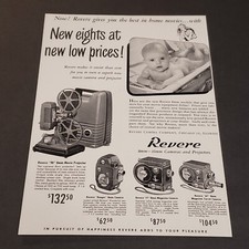 1949 Revere Cameras and Projectors Advertisement Vintage 1940s Print Ad picture