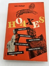 Hoaxes - by Curtis D. MacDougall 1958 Paperback Book Revised Dover Edition picture