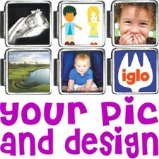 CUSTOM PHOTO ITALIAN CHARM! Your Picture, Image, Logo, Design, 9mm Standard Size picture
