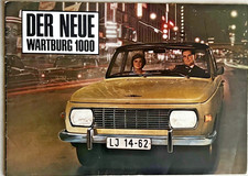 Wartburg 1000 Car brochure 1968 Multi language  picture