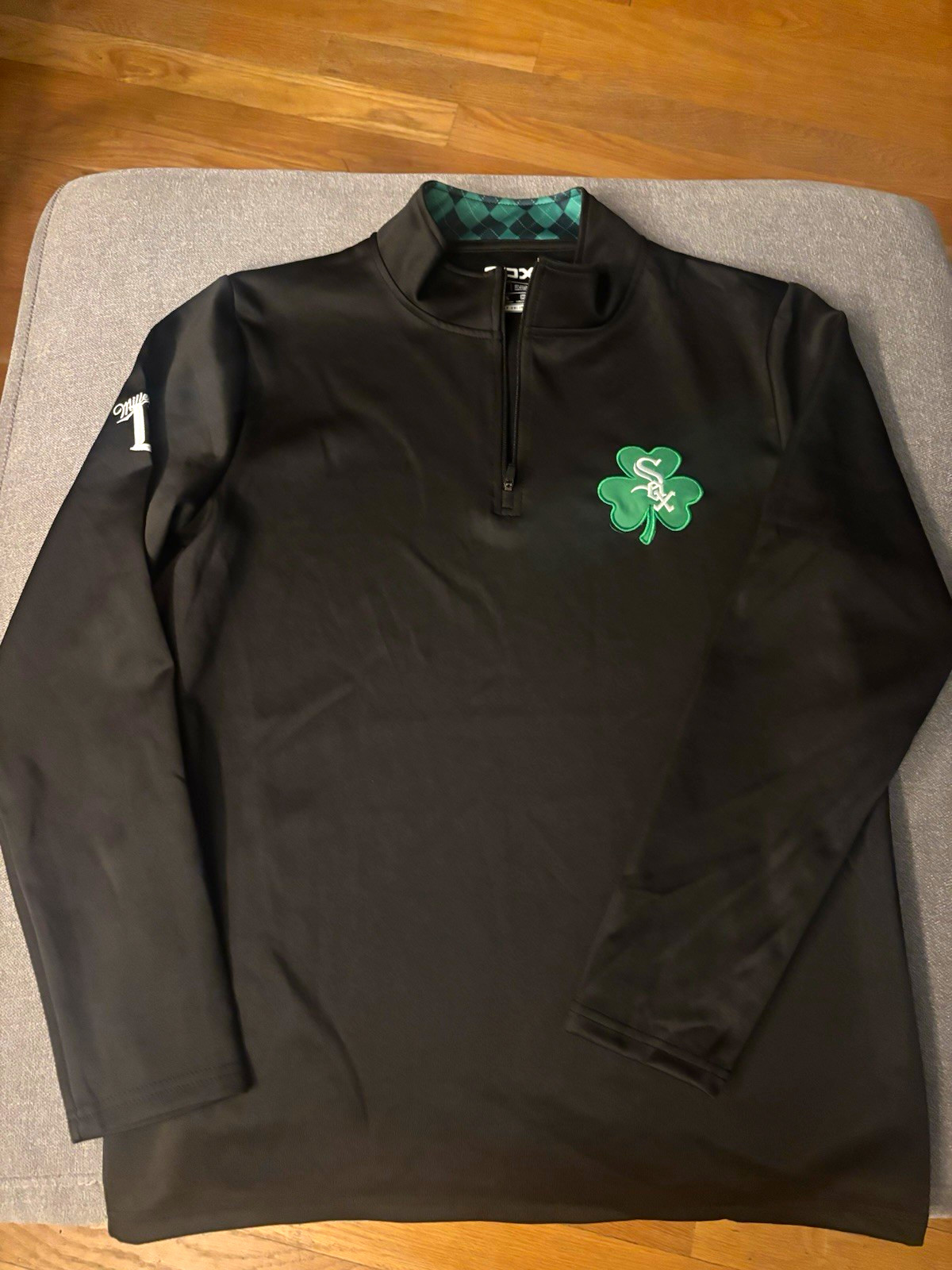 Chicago White Sox Irish Quarter Zip SGA Giveaway 9-19-26 SIZE MEDIUM