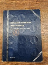 BENJAMIN FRANKLIN HALF DOLLARS FROM 1948 TO 1964  WITH  1955 MISSING FROM SET picture