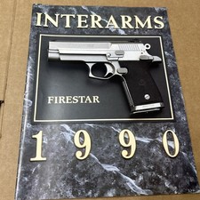 1990 INTERARMS FIREARM CATALOG,  ROSSI REVOLVERS, HOWA RIFLES, MARK X RIFLES picture