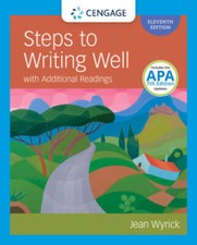 Steps to Writing Well with Additional Readings (MindTap Course List) - GOOD picture