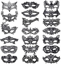20PCS Lace Masquerade Venetian Eyemasks Halloween Carnival Party Costume picture