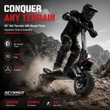 ZIPPYGO 5600W Off Road Fast Electric Scooter for Adults 50MPH 50Miles 60V 23.4AH picture