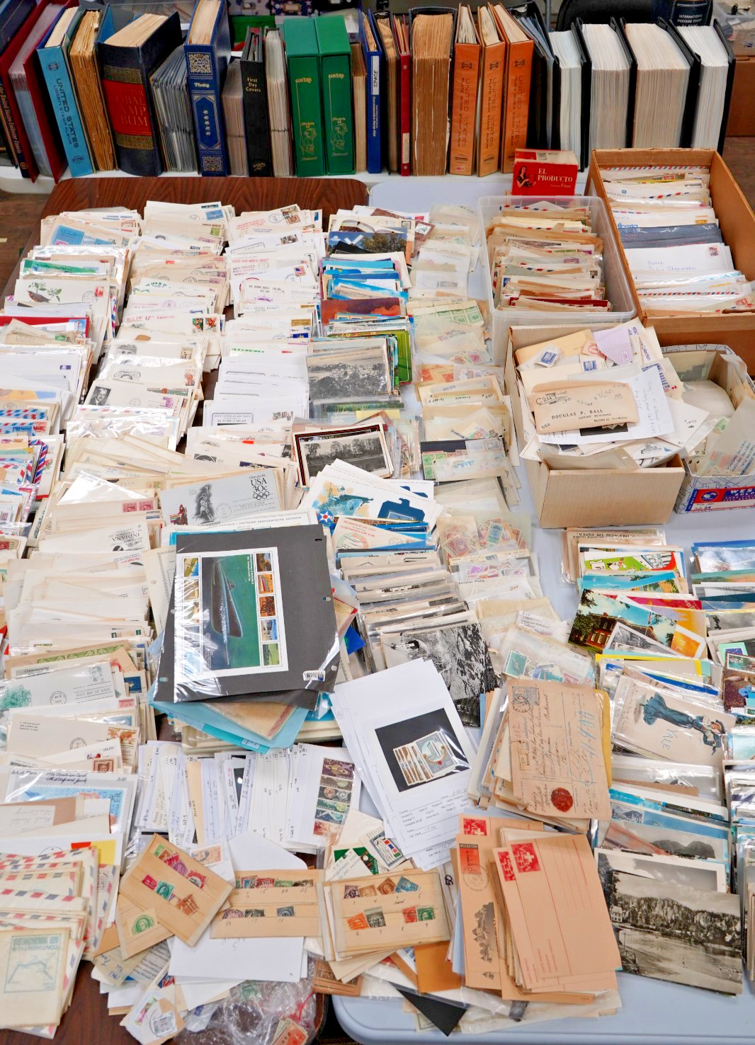 US & Worldwide 30-40Lb Box Lot of Stamps, Kiloware, Covers, Postcards & Ephemera US & Worldwide 30-40Lb Box Lot of Stamps, Kiloware, Covers, Postcards & Ephemera