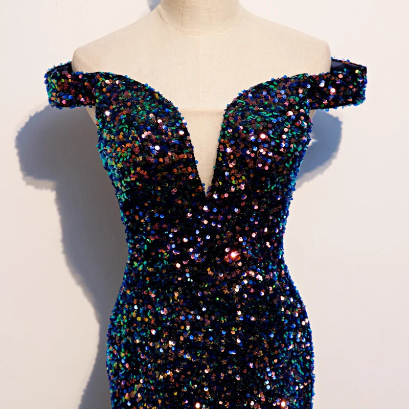 Cheap Party Dress Shinny Formal Evening Dresses Off The Shoulder Mermaid Dress Cheap Party Dress Shinny Formal Evening Dresses Off The Shoulder Mermaid Dress