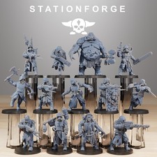 Corrupted Guard Miniature: ABS Resin Model - Station Forge picture