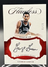 GEORGE GERVIN 2016-17 Panini Flawless Premium Ink Autographs Ruby 01/15 PI-GGR  picture