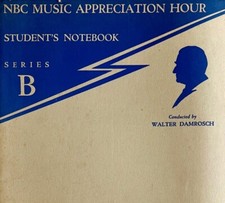 NBC Music Appreciation Hour Student Notebook 1936 1st Edition Series B E48 picture