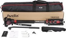 Avella Carbon Fiber Video Monopod Camera Stand Tripod Kit With Fluid Head picture
