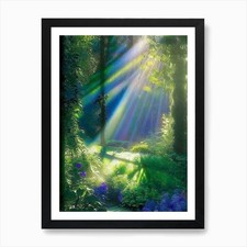 Vandusen Botanical Garden, Canada C Framed Wall Art Poster Canvas Print Picture picture