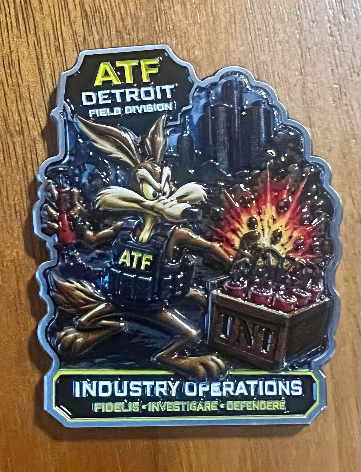 ATF Detroit Field Division Challenge Coin - Firearms & Explosives