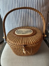 Rare Farmum Nantucket Basket Purse (signed) picture