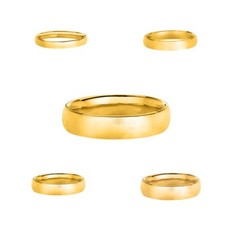 14K Yellow Gold 3mm 4mm 5mm 6mm Comfort Fit Men or Women Wedding Band Ring picture