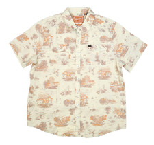 Howler Brothers Texas Longhorns H Bar B Snapshirt Short Sleeve BEVO Shirt Men XL picture
