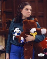 Mindy Cohn Facts of Life Teddy Bear Signed Autographed 8x10 Photo JSA COA picture