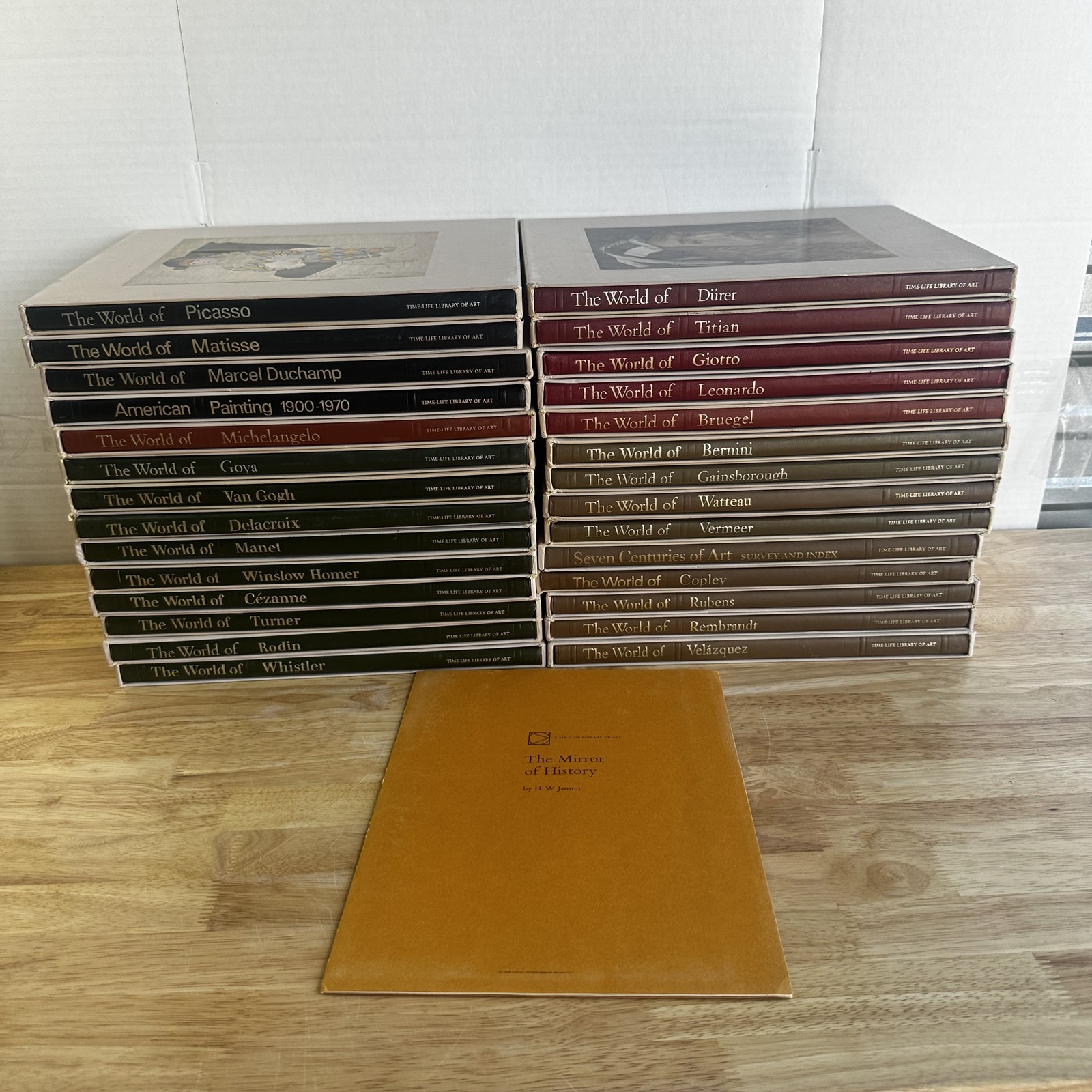 TIME-LIFE Library of Art Collection 26 Volumes + Mirror of History Art History