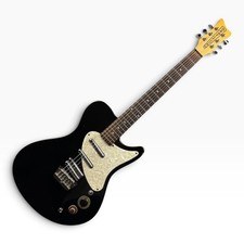 Danelectro Mod 6 Electric Guitar Black Gold Pearl MIK Korea 2000s Rare picture
