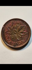 1943 CANADIAN 1-CENT- Multiple Errors- Very RARE to Find picture