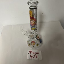 14" Simpsons - Cartoon Character - THICK GLASS - Water Pipe Bong Hookah picture