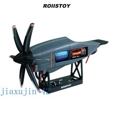 Runable C130 Hercules Airplane Turboprop Engine Model Aircraft DIY Ornament Toy picture