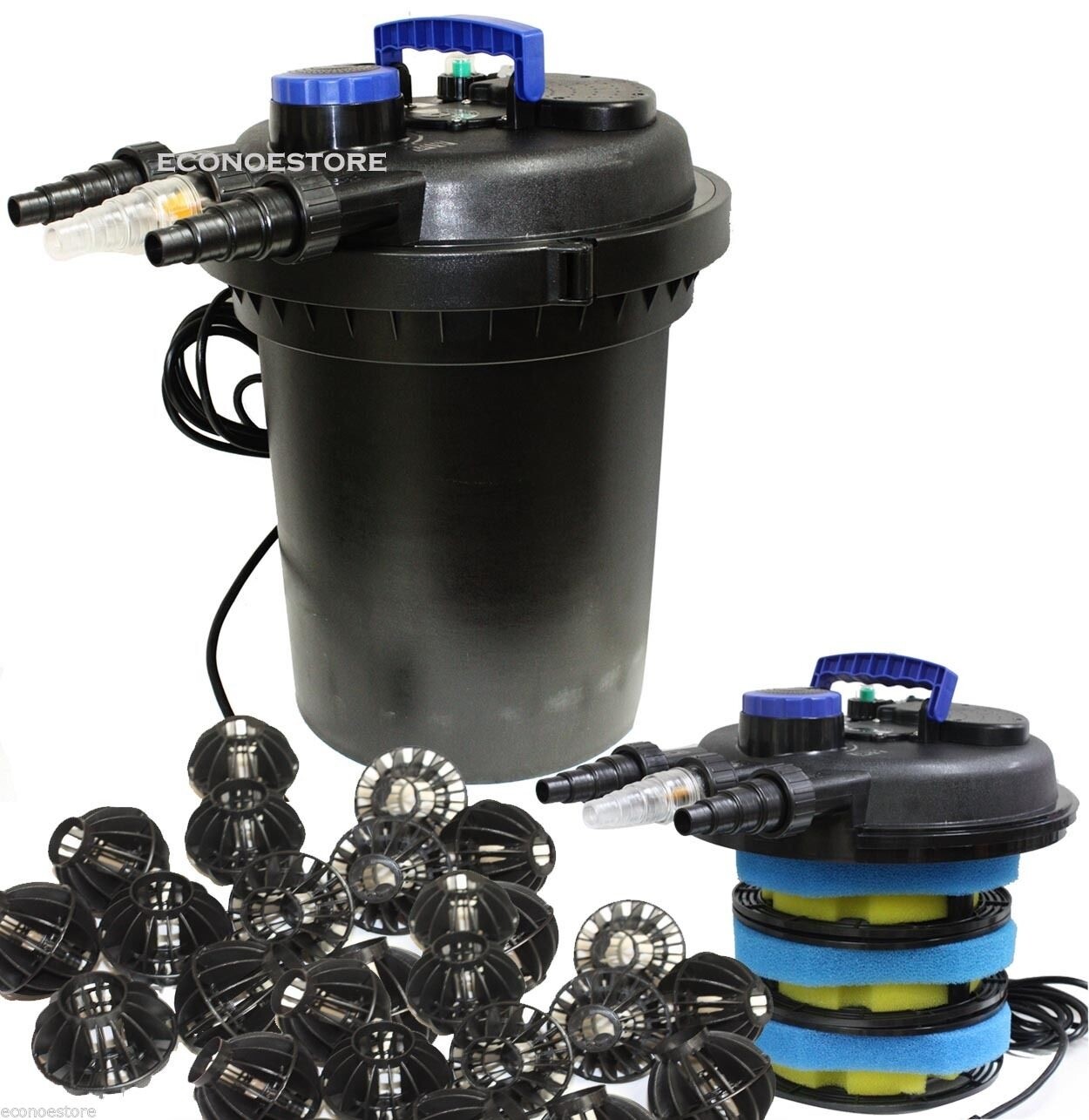 10000L koi Pond Pressurized Bio Filter & UV Sterilizer 4000G Filtration System 10000L koi Pond Pressurized Bio Filter & UV Sterilizer 4000G Filtration System