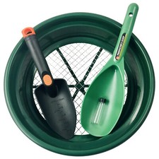 ASR Outdoor 4 Piece Gold Panning Classifier Accessories Kit with Trowel and Vial picture