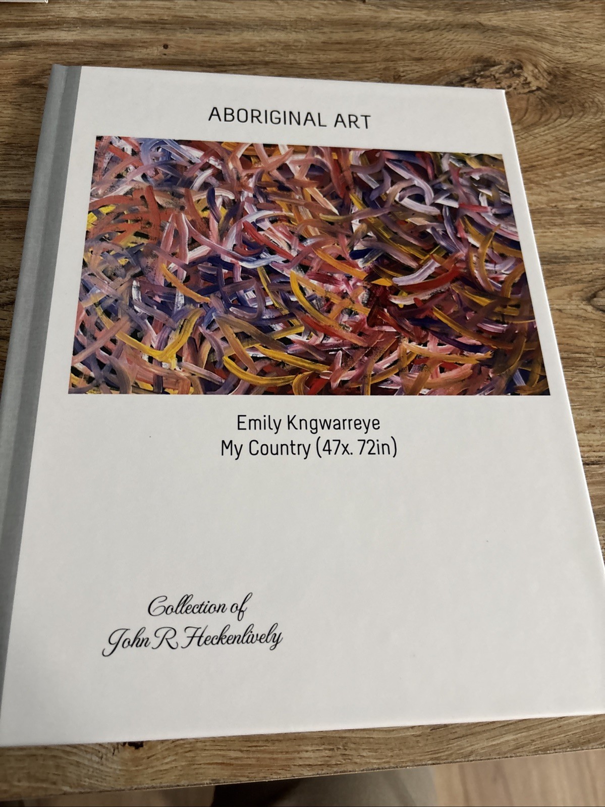 Emily Kngwarreye Aboriginal Artist Exhibit  Collection Of John Heckenlively C4/4