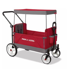 Radio Flyer Convertible Kid & Cargo Stroller Wagon with Canopy picture