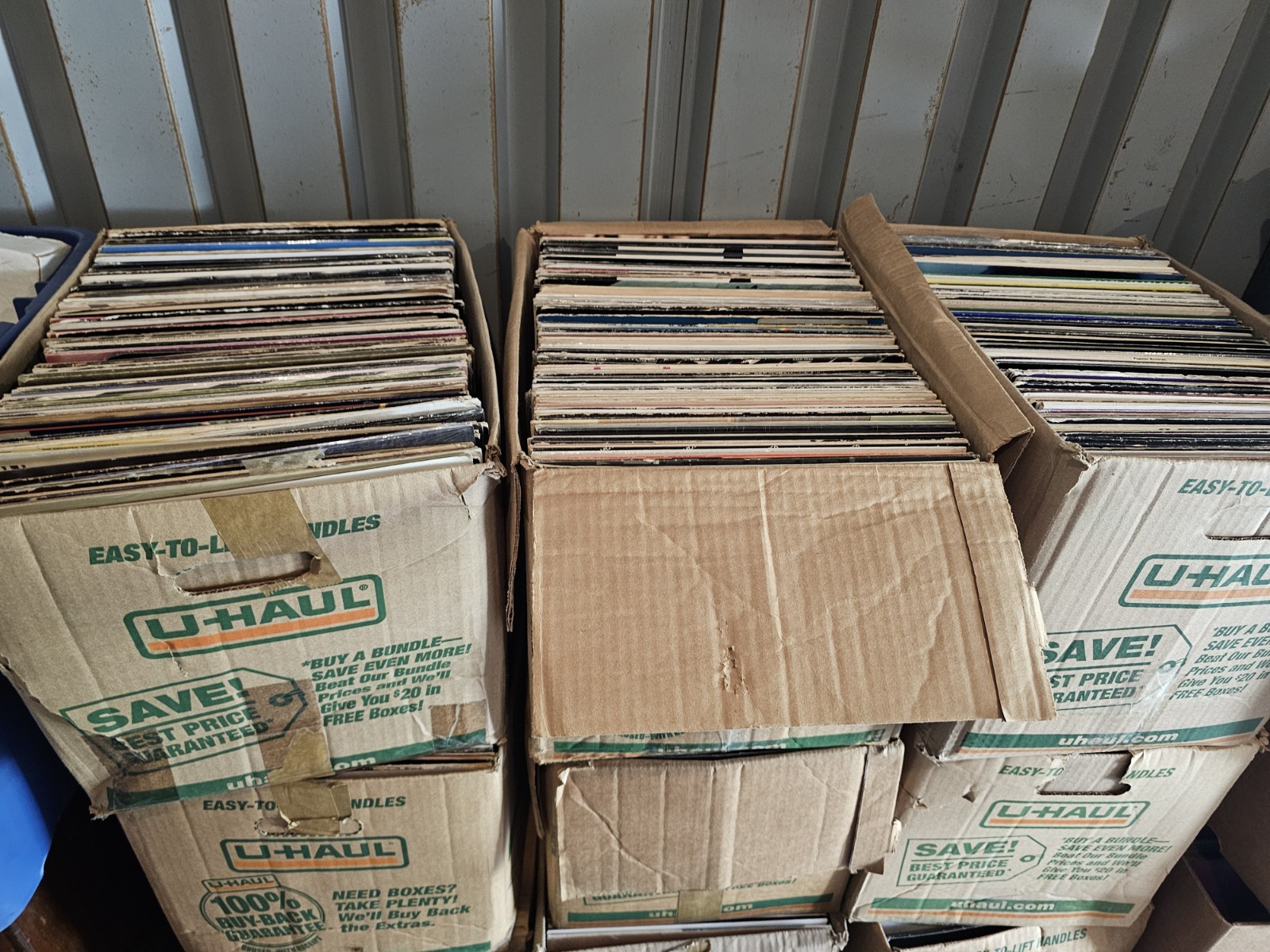 Box Lot of About 40 Vinyl 12" Single Records From Large Collection VG+ All Genre