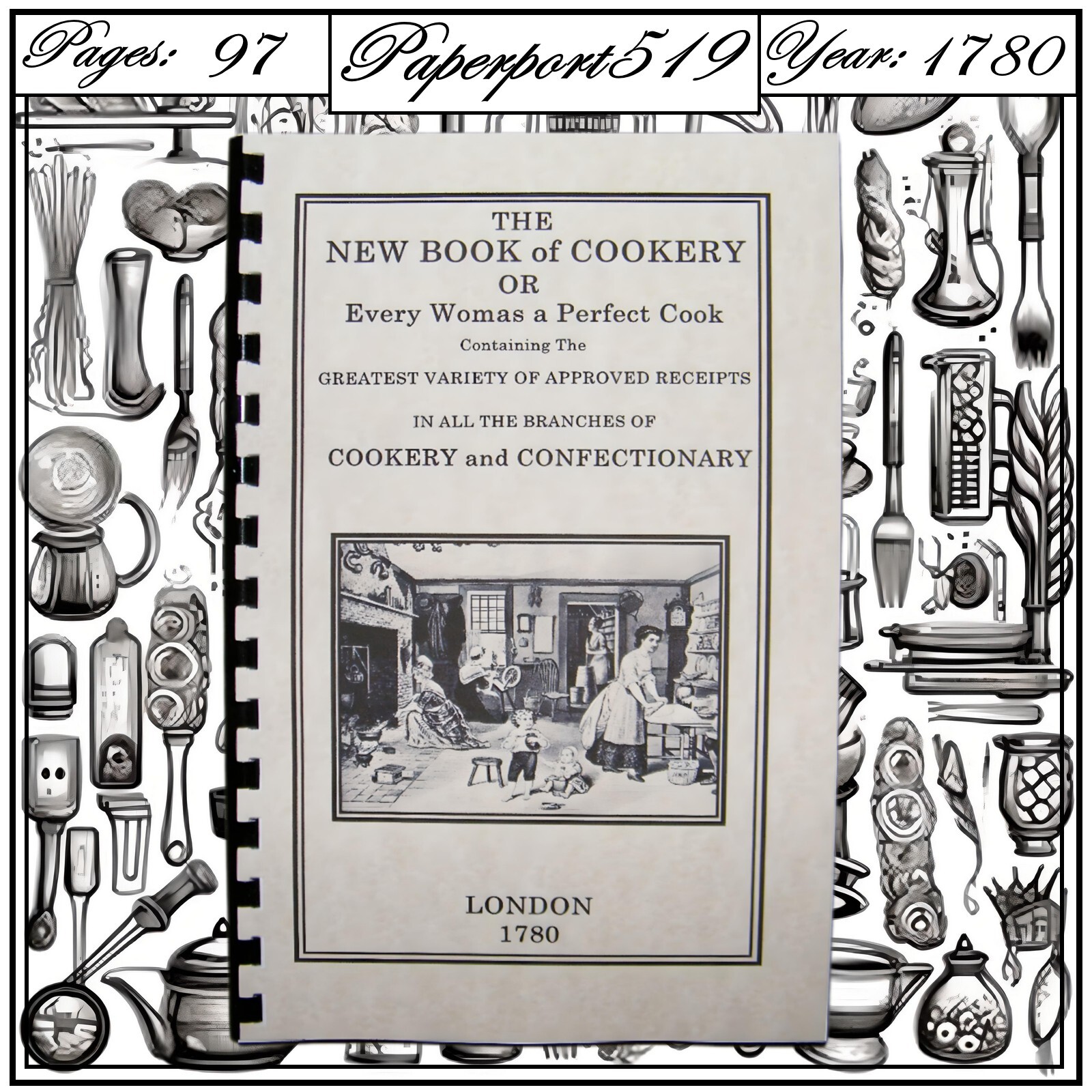 1780 The New Book Of Cookery Vintage Cook Book 97 Pages 1780 The New Book Of Cookery Vintage Cook Book 97 Pages