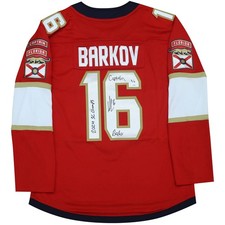 Aleksander Barkov Autographed Florida Panthers (Red #16) Breakaway Hockey Jersey picture