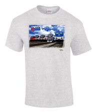 Amtrak Heritage Trains Authentic Railroad Clothing T-Shirt [25] picture