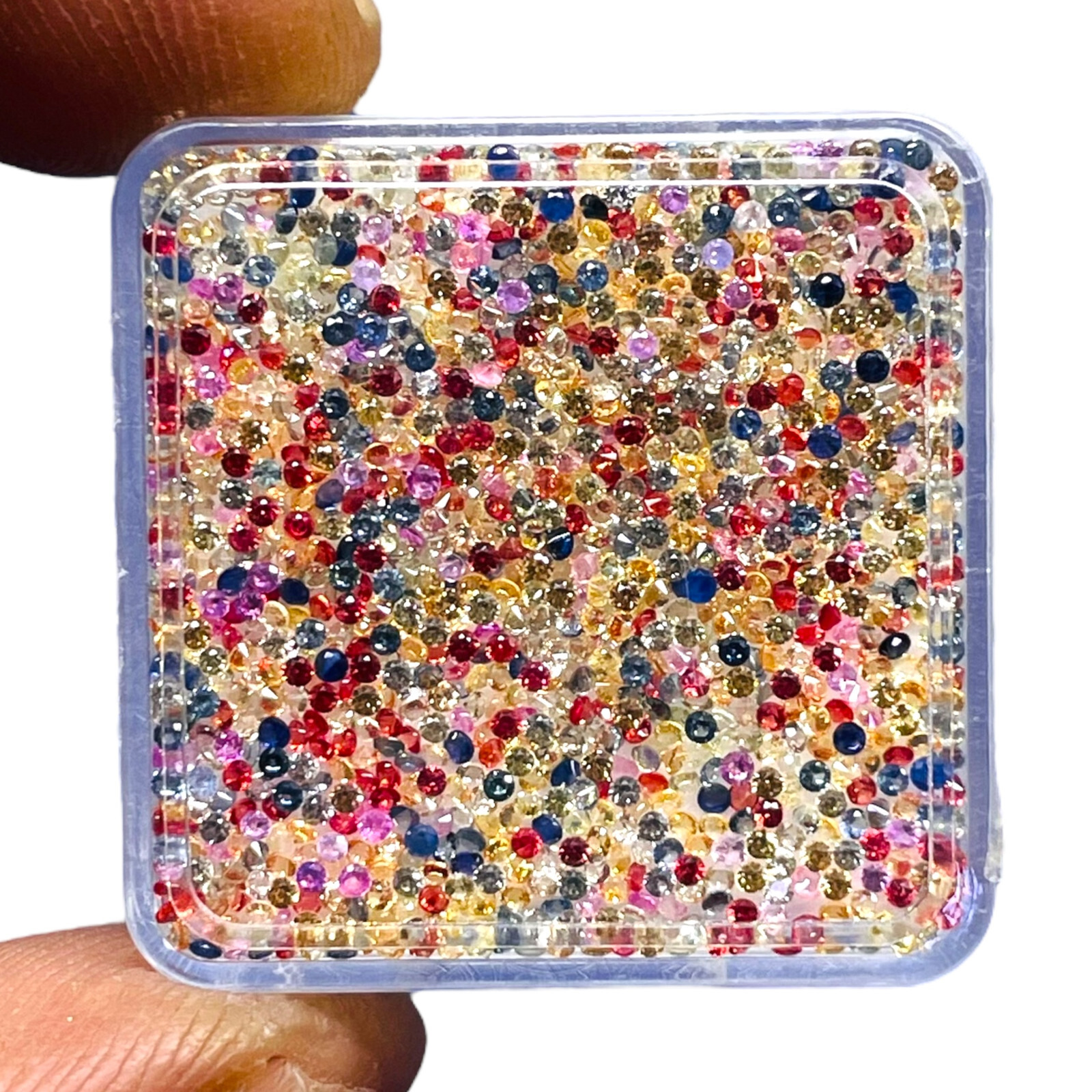 100 Pcs Natural Multi Sapphire 1mm Round Diamond Cut Dazzling Loose Gemstone Lot 100 Pcs Natural Multi Sapphire 1mm Round Diamond Cut Dazzling Loose Gemstone Lot