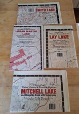 Alabama Lake Fishing Maps: Lay, Logan Martin, Smith, West Point, Eufala and more picture