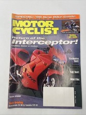 1998 January Motorcyclist Motorcycle Magazine / Return Of The Interceptor picture