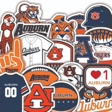 Auburn Tigers NCAA College Sports Vinyl Stickers - Set of 20 Decal Pack Set picture